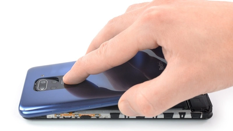 Xiaomi Redmi Note 9 hátlap csere lépésről-lépésre
